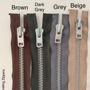 18-inch One-way Separating size 10 Metal Tooth high Quality zippers